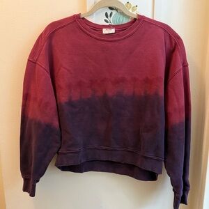 Re/Done Red Tye Dye Sweatshirt